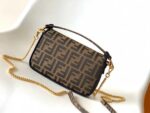 Fendi Baguette Mini Fabric Bag In UAE