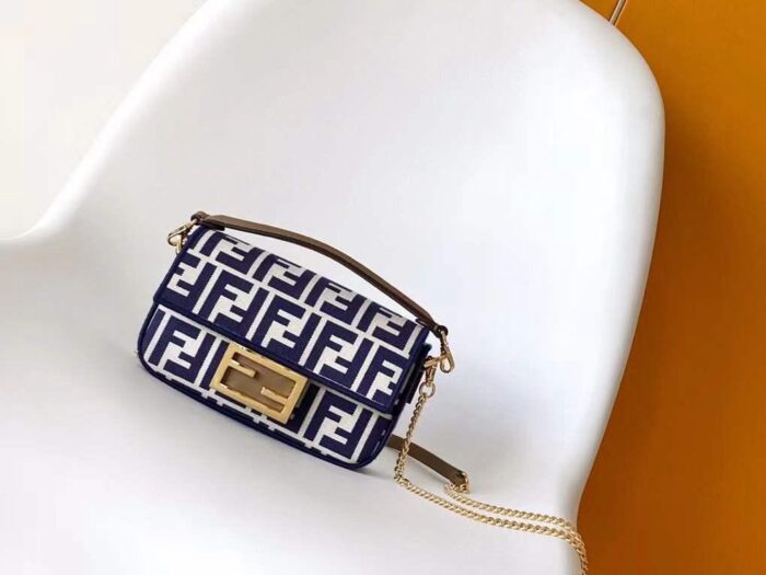 Fendi Baguette Mini Fabric Bag In UAE
