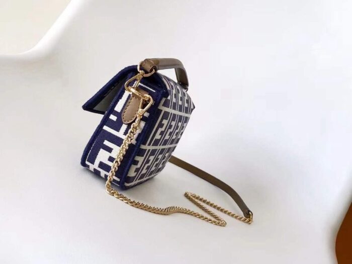Fendi Baguette Mini Fabric Bag In UAE