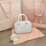 Miu Miu Arcadie Matelassé Nappa Leather Bag In UAE