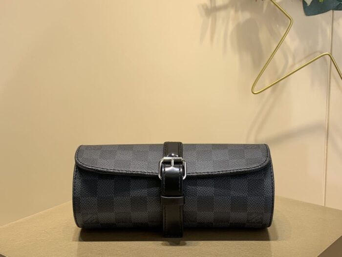 Monogram Canvas 3 Watch Case By Louis Vuitton