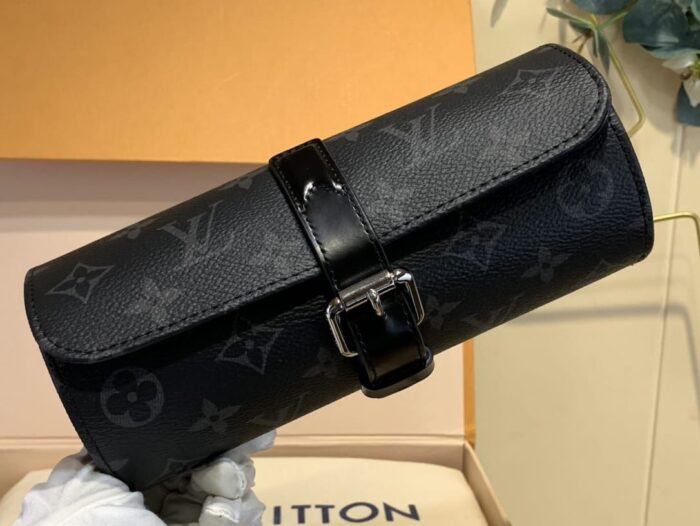 Monogram Canvas 3 Watch Case By Louis Vuitton