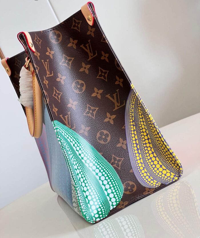Louis Vuitton LV x YK Onthego MM Pumpkin Print Bag