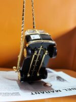 Chanel Mini Van Minaudiere Plexi Enamel Strass Bag