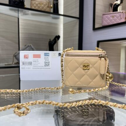 Chanel Mini Vanity Bag With Chain