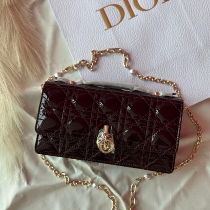 My Dior Mini Bag Black Cannage Lambskin In UAE