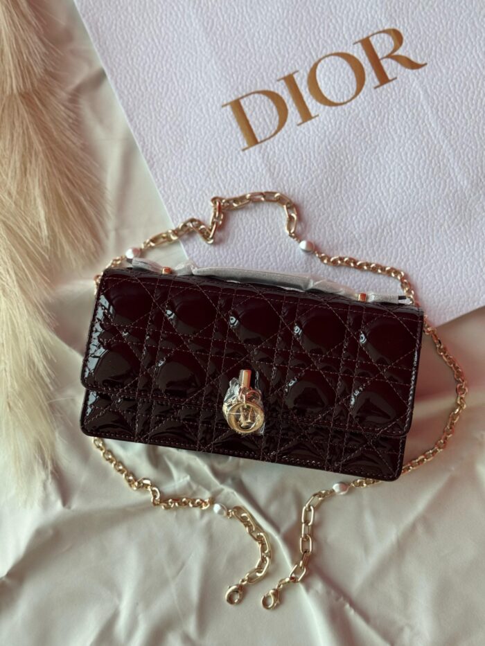 My Dior Mini Bag Black Cannage Lambskin In UAE