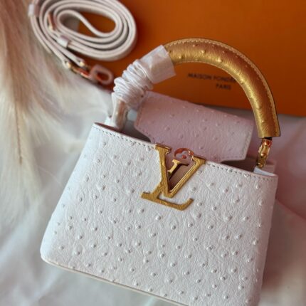 Louis Vuitton Capucines Ostrich Bag In UAE