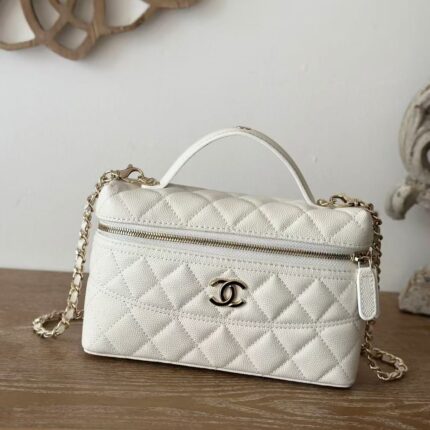 Chanel Long Vanity Bag With Chain In UAE