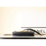 Chanel Messenger Bag Lambskin Quilted Small Black In UAE