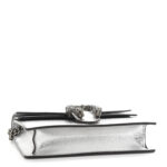 Gucci Metallic Calfskin Dionysus Super Mini Shoulder Bag Silver