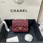 Chanel Mini Classic Handbag Lambskin & Gold-Tone Metal In UAE