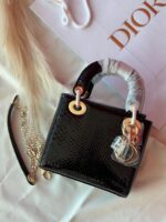 Dior Snakeskin Mini Lady Bag In UAE